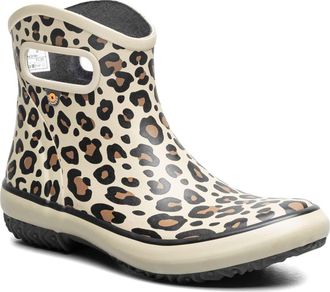Bogs Patch Waterproof Rain Boot in Taupe Multi at Nordstrom, Size 10