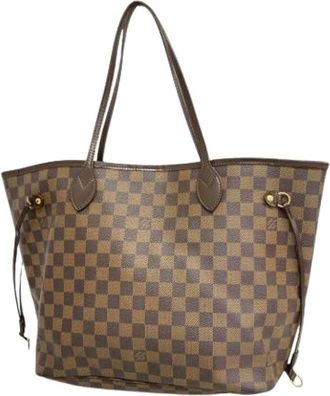 Louis Vuitton Pre-owned Tote Bags, female, Brown, Size: ONE SIZE Pre-owned Neverfull MM Tote Bag