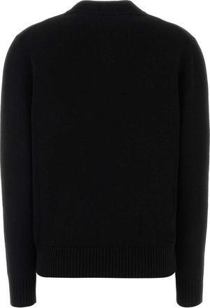 Givenchy Womens Crew Sweater Black Wool Cashmere
