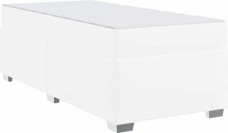 vidaXL Estructura De Cama Blanco 90 X 200 Cm Cuero Sint&eacute;tico Vidaxl