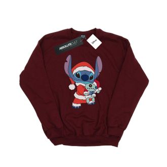 Disney Heren Lilo en Stitch Kerst Sweatshirt (Bourgondi&euml;)
