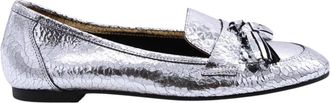 Catwalk Klassieke leren mocassins - Dames - Loafers - Grijs - 37 EU - Leer - Schoenen