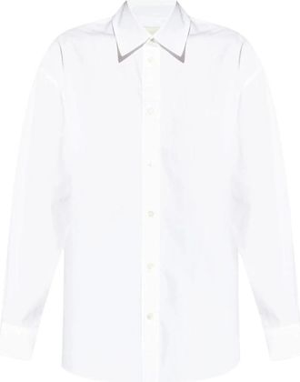 Isabel Marant Zijdenmix Wit Overhemd - Dames - Overhemden - Wit - M - Overhemden