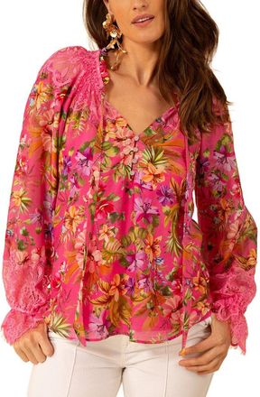 Hale Bob Hale Bob Alivia Silk-Blend Blouse