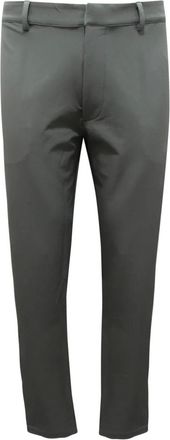 Armani Slim-fit Trousers, male, Green, 3XL, Training Slim Urban Chic Trousers