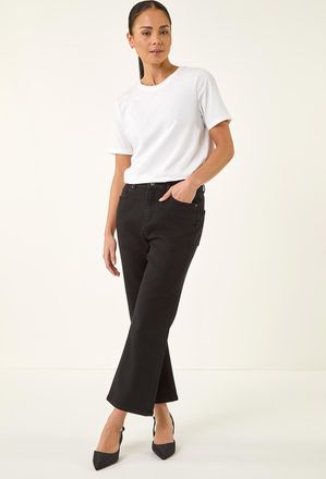 Roman Bootcut Cropped Jeans