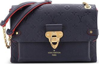 Louis Vuitton Vavin Handbag Monogram Empreinte Leather PM crossbody bag - Blauw