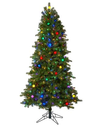 Nearly Natural 6.5Ft. Montana Mountain Fir Artificial Christmas Tree