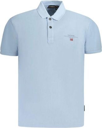 Napapijri Hombre, Camisetas, Azul, Talla: S