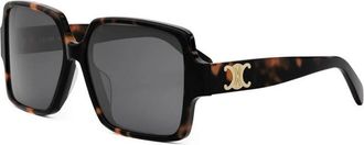 Celine Celine - Triomphe Zonnebril - Dames - Accessoires - Bruin - Maat: 60 MM