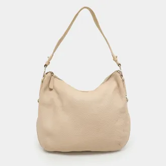 Aigner Beige Leather Hobos