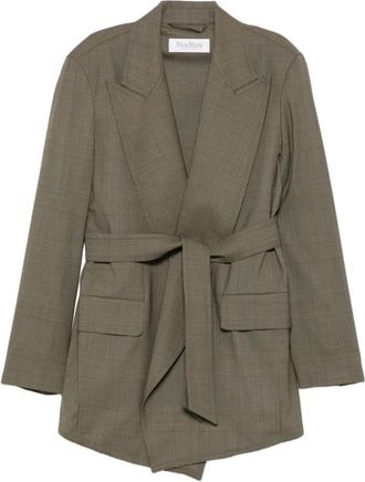 Max Mara Nasello Jas - Dames - Blazers - Bruin - 2XS - Jassen