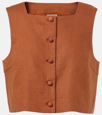 Poss&eacute; Rio linen top