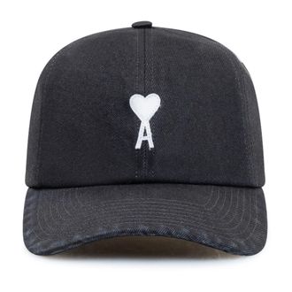 Ami Caps, male, Black, Size: ONE SIZE De Coeur Felt Cap