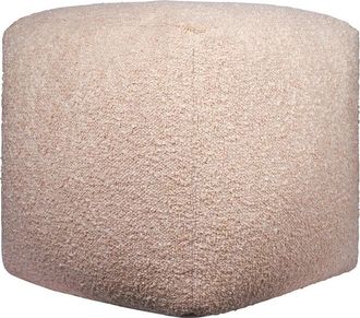LR Home Lr Home Contemporary Boucle Handmade Textured Pouf