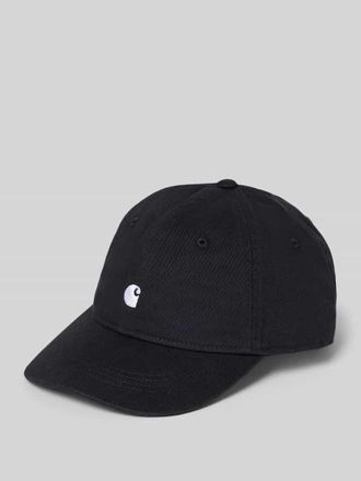 Carhartt Work in Progress Base Cap mit Logo-Stitching Modell Madison in Black, Gr&ouml;&szlig;e 1