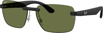 Ray-Ban RB4470CH Polarized 601S/2 Mens Sunglasses Black Size 62