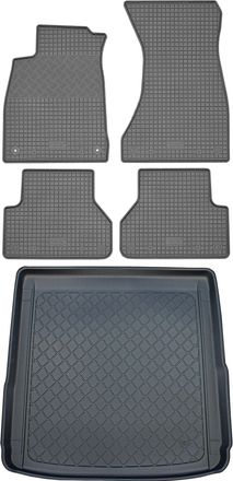 OEM Audi A4 B9 Avant / Allroad Kombi (5 Puertas) Desde Noviembre De 2015. Juego De Alfombrillas De Goma Para Coche Y Maletero