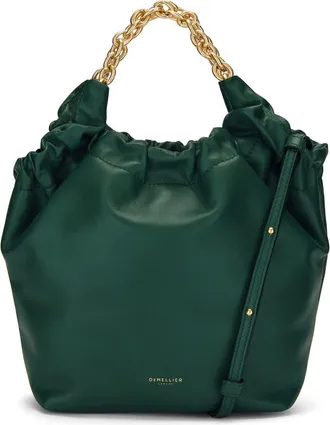 DeMellier Small Miami Leather Handbag in Forest Green at Nordstrom