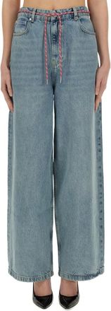 Moschino Denim Loose High Rise Jeans