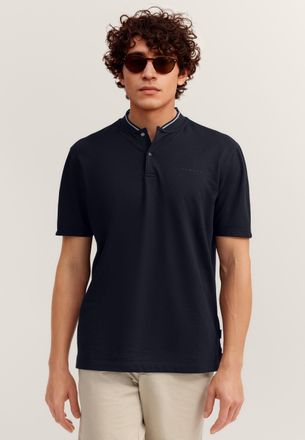 Bugatti Herren Poloshirt met een collegekraag