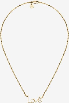 Atelier Paulin Halskette aus goldenem Metall Love Squared