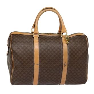 Celine Pre-owned Weekend Bags, female, Brown, Size: ONE SIZE Pre-owned Vintage Boston Bag