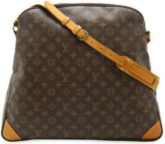 Louis Vuitton Tweedehands Canvas Louis Vuitton tassen - Dames - Vintage Schoudertas - Bruin - ONE Size - Vintage