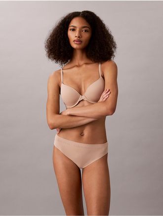 Calvin Klein Womens Invisibles Bikini - Brown - XL