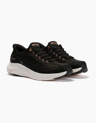 Skechers Womens Skechers Slip-Ins Contour Foam Cozy Fit Womens Black Trainers - Size: 5