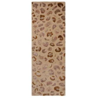 Flair Rugs Alfombra de pasillo de lana beige 80x230cm