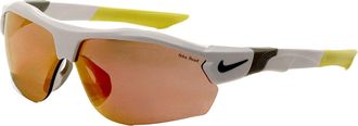 Nike Mens 72 mm White Sunglasses