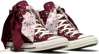 Converse Chuck Taylor All Star High Top Sneaker in Deep Bordeaux/Egret at Nordstrom, Size 8.5