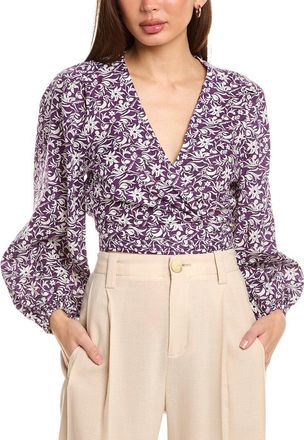 Maje Linen-Blend Top