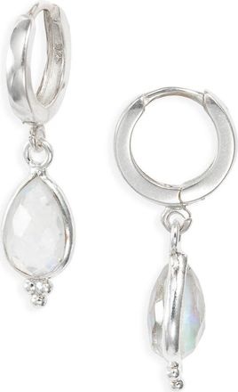 CHILD OF WILD Dewlit Pear Drop Earrings in Silver at Nordstrom