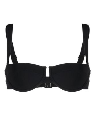 Zimmermann Top bikini a balconcino Anneke - Nero