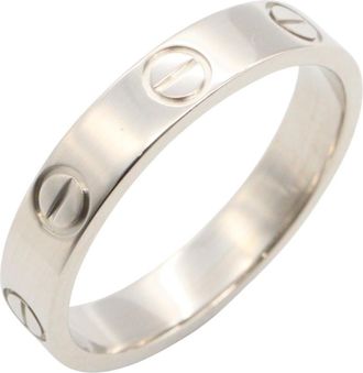 Cartier Silver White Gold (18K) Band Ring (Pre-Owned)