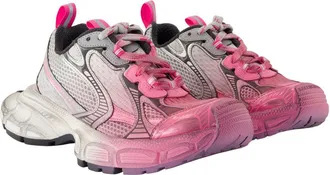 Balenciaga Womens Mesh & Synthetic Colorblock Sneaker Pink