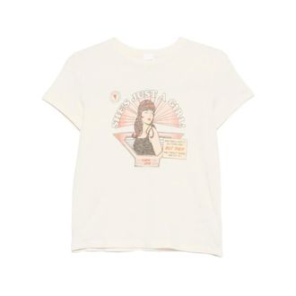Re/Done Camiseta Viwhi - Tops - Mujer - Blanco - XS
