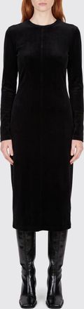 Thom Krom Long-Sleeved Slim Fit Cotton Blend Midi Sheath Dress