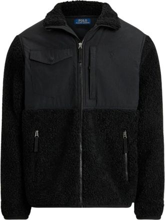 Ralph Lauren Jassen, Heren, Zwart, S, Nylon, Blouson Sherpa/Nylon