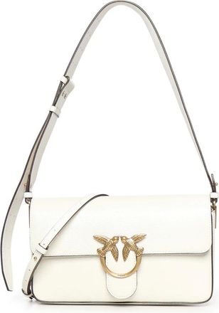 Pinko Shoulder Bags, female, White, Size: ONE SIZE Love Bag Borse