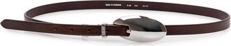 Diesel Brown Logo Buckle Belt