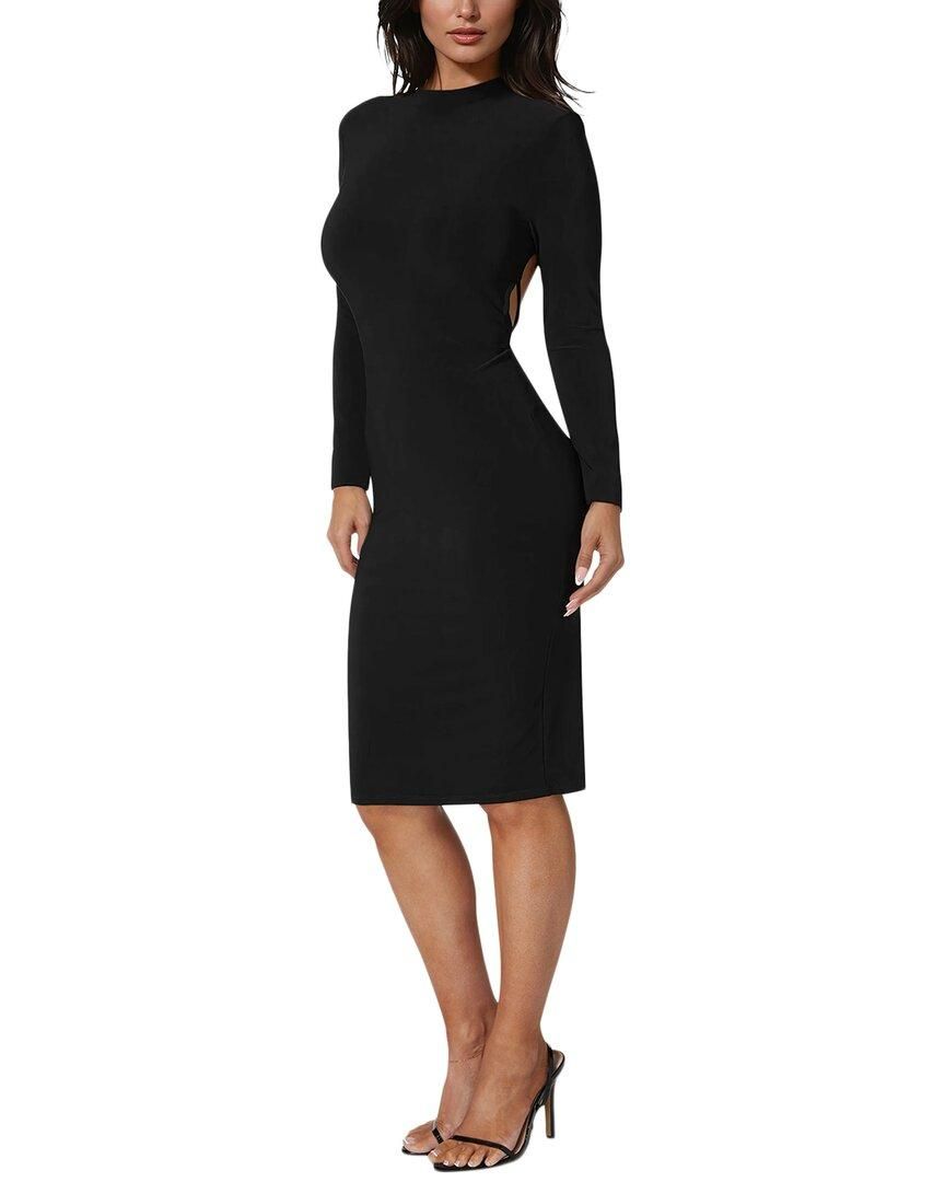 women's blue formal dress Avec Les Filles Women's V-Neck Laced-Up Bias Cut Gown Dress - Aqua