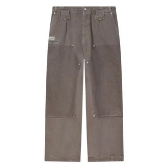 Kenzo Heren, Broeken, Beige, Maat: W38 Katoen