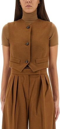 Max Mara Camel Hair Edda Vest