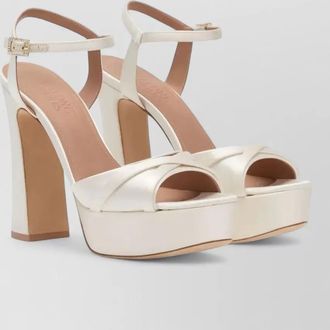 Malone Souliers keaton platform pump sandal ankle strap