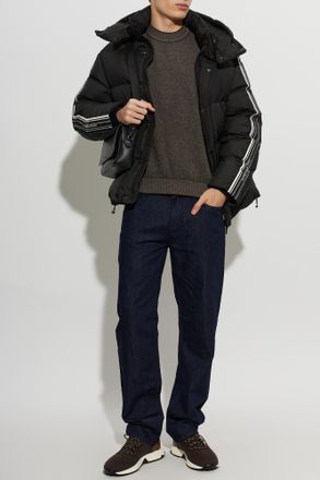 Emporio Armani Hooded Down Jacket, Mens, Black