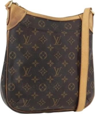 Louis Vuitton Pre-owned Monogram Canvas Schoudertas - Dames - Vintage Schoudertas - Bruin - ONE Size - Leer - Vintage