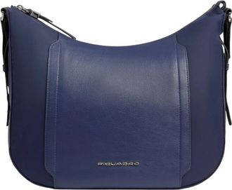 Piquadro iPad mini Shoulder Bag - female - Piquadro - Cross Body Bags - Blue - ONE SIZE - Bags